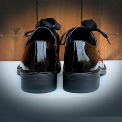 Oxfords casuales de charol