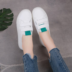 Zapatos planos de cuero