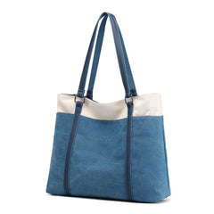 Damen Lager Canvas Tote Handtaschen
