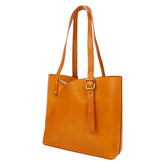 80er Jahre Handtasche aus pflanzlich gegerbtem Leder