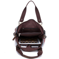 Rainbow Design Canvas Shoulder Bag