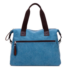 Vintage große Reise Crossbody Canvas Tasche
