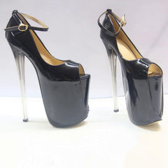 Plateau Pumps mit dünnem Absatz