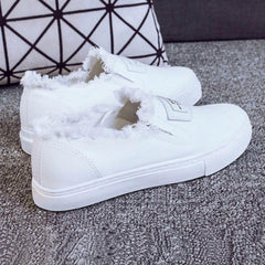 Zapatos casuales de lona sin cordones