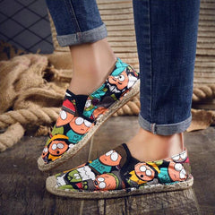 Zapatos casuales de lona de lino