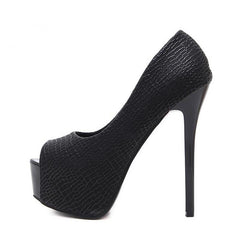 Hochzeits-Plateaupumps