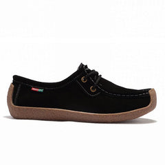 Zapatos planos casuales de gamuza