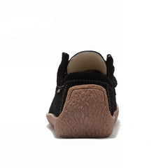 Zapatos planos casuales de gamuza