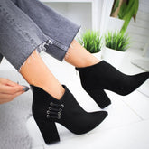 Casual Solid Ankle Boots