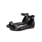 Lässige Sandalen aus echtem Leder