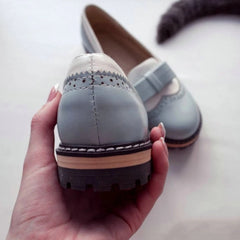 Lässige Slip-On Pumps aus PU-Leder