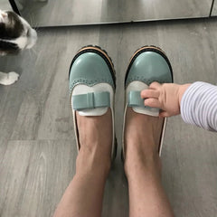 Lässige Slip-On Pumps aus PU-Leder