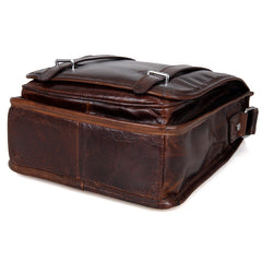 Vintage Rindsleder Leder Ipad Schultertasche