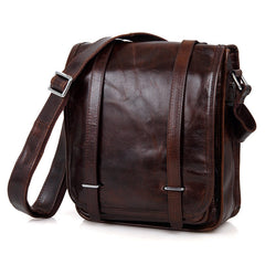 Vintage Rindsleder Leder Ipad Schultertasche