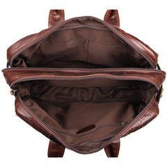 Men's Business Leather Packback Bag