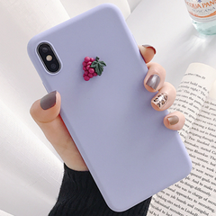 Funda para iPhone con frutas en 3D