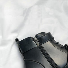 Botines casuales de cuero