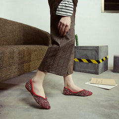 Zapatos casuales con punta puntiaguda