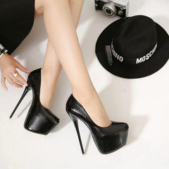 Pumps mit runder Spitze