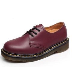 Botas bajas de piel auténtica