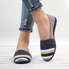 Lässige Flats aus weicher Baumwolle