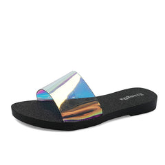 Chanclas de playa transparentes