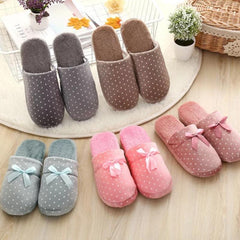 Pantuflas de algodón suave y cálido