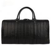 Schwarze große Reisetasche aus Leder