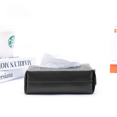 Handgemachte Seidenpapiertasche aus Leder