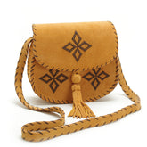 Limited Edition Vintage Cowhide Leather Embroidery Handbags