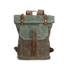 Männer Vintage Leder Canvas Reisen