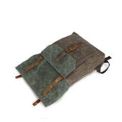 Männer Vintage Leder Canvas Reisen