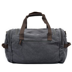 Lässige Reisetasche aus Leder und Canvas für Herren mit großem Stauraum