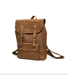 Braunes 15,6" Vintage-Leder