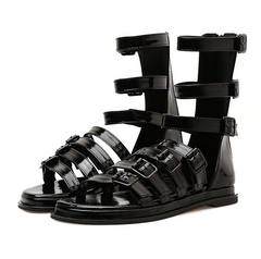 Sandalias casuales de cuero