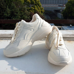 Lässige Sneakers aus echtem Leder