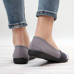 Lässige Flats aus weicher Baumwolle