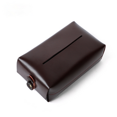 Handgemachte Seidenpapiertasche aus Leder