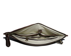 Bolso maletín de cuero ultrafino para hombre