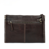 Men's Ultra Thin Leather Briefase Bag