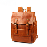 Brown Handmade Leather Retro