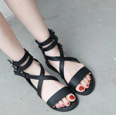 Open Toe Leather Sandals