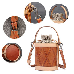 Vintage Clutch aus Rindsleder