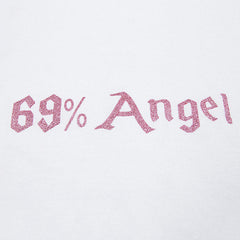 69% Kurzes Angel-T-Shirt