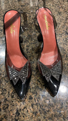 Weinglas Transparente Strass High Heels