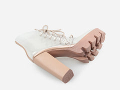 Botines transparentes