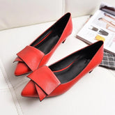 Casual Low Heel Solid Pumps