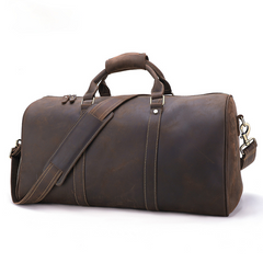 Handgefertigte Retro-Business-Reisetasche aus Leder