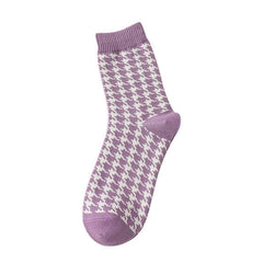 Lavendelästhetische Socken