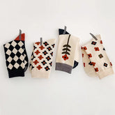 Socken mit Ästhetik der 80er